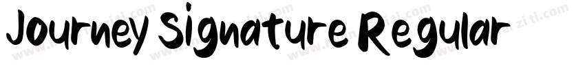 Journey Signature Regular字体转换